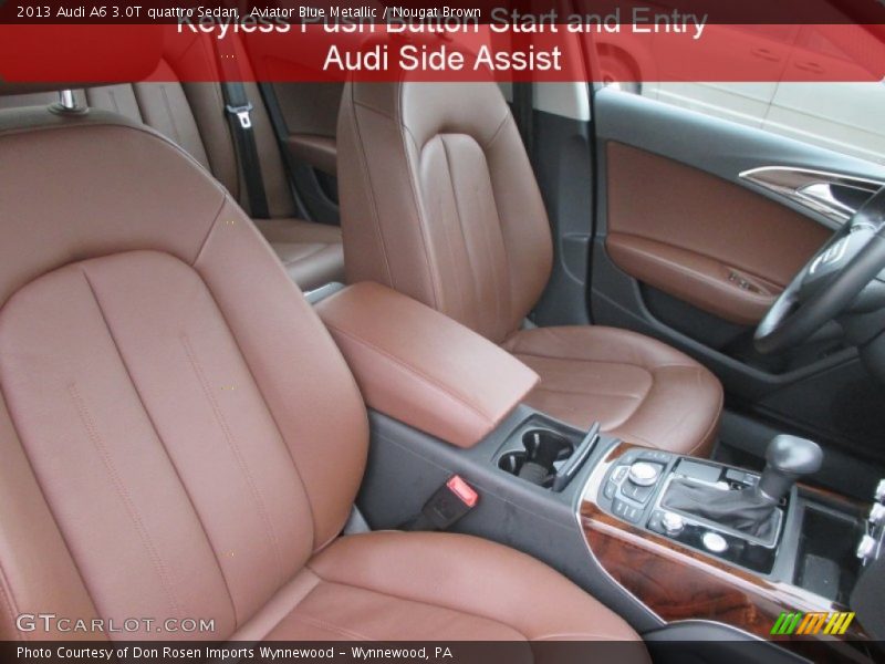 Aviator Blue Metallic / Nougat Brown 2013 Audi A6 3.0T quattro Sedan