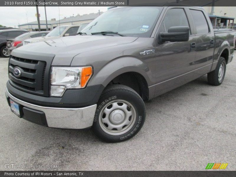 Sterling Grey Metallic / Medium Stone 2010 Ford F150 XL SuperCrew