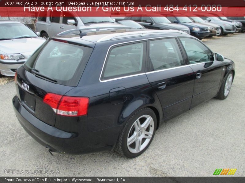 Deep Sea Blue Pearl Effect / Platinum 2007 Audi A4 2.0T quattro Avant