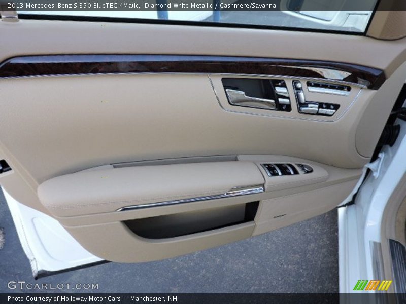 Diamond White Metallic / Cashmere/Savanna 2013 Mercedes-Benz S 350 BlueTEC 4Matic