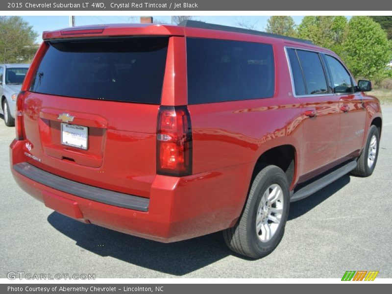 Crystal Red Tintcoat / Jet Black 2015 Chevrolet Suburban LT 4WD