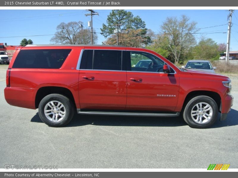 Crystal Red Tintcoat / Jet Black 2015 Chevrolet Suburban LT 4WD