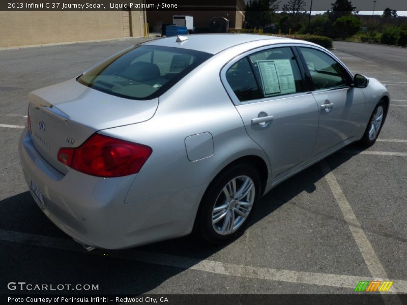 Liquid Platinum / Stone 2013 Infiniti G 37 Journey Sedan