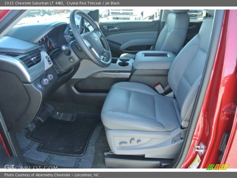Crystal Red Tintcoat / Jet Black 2015 Chevrolet Suburban LT 4WD