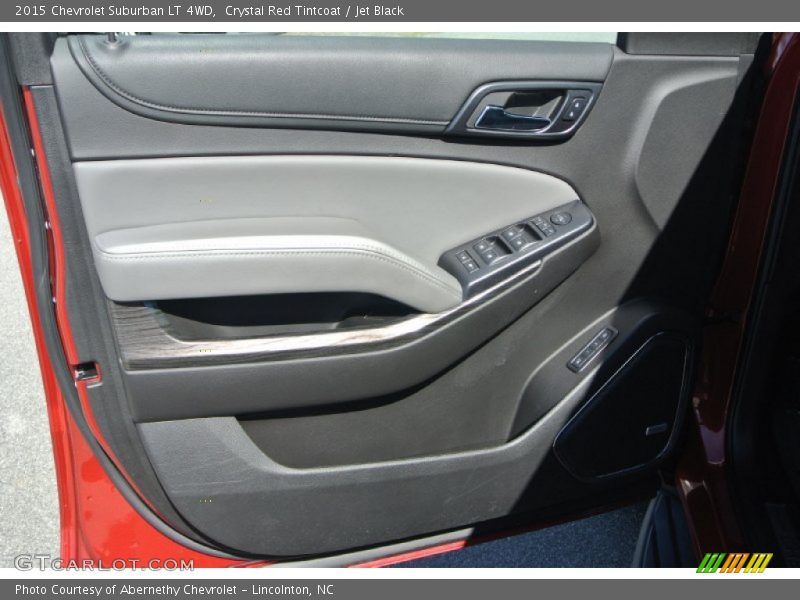 Crystal Red Tintcoat / Jet Black 2015 Chevrolet Suburban LT 4WD
