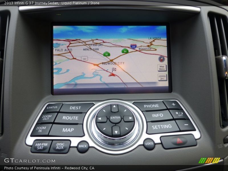 Liquid Platinum / Stone 2013 Infiniti G 37 Journey Sedan