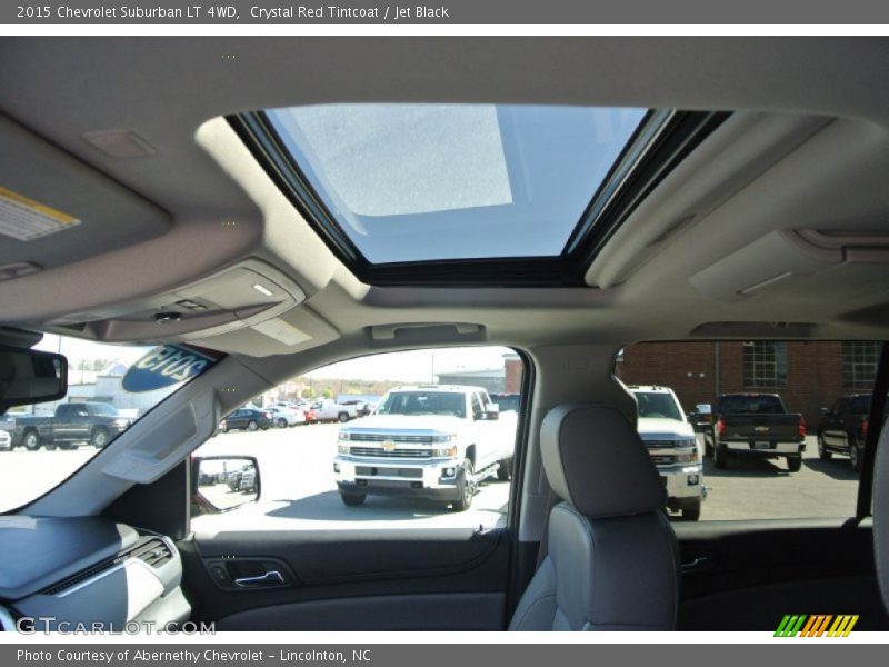 Crystal Red Tintcoat / Jet Black 2015 Chevrolet Suburban LT 4WD