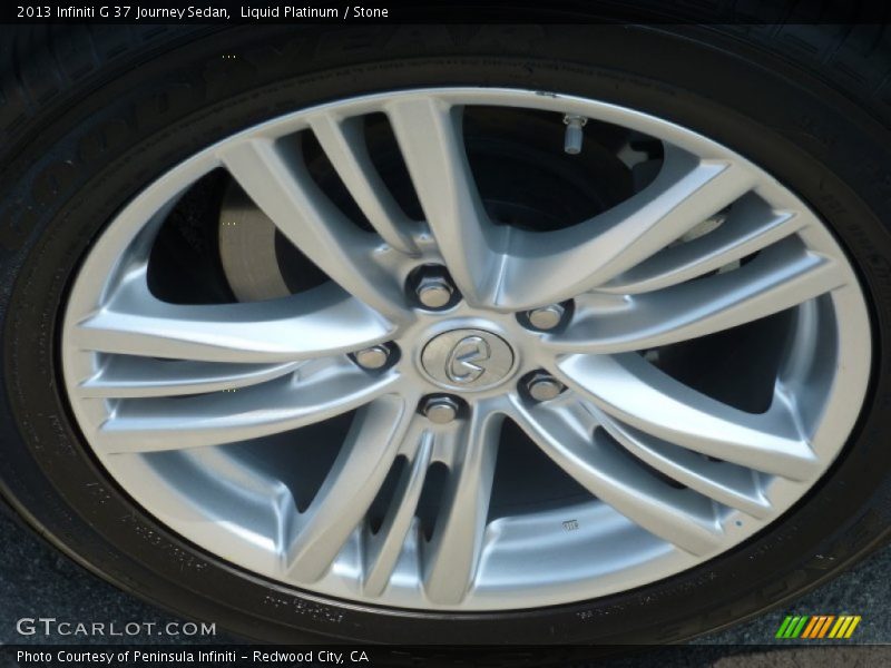 Liquid Platinum / Stone 2013 Infiniti G 37 Journey Sedan