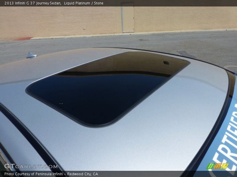 Liquid Platinum / Stone 2013 Infiniti G 37 Journey Sedan