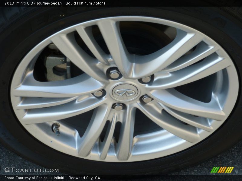 Liquid Platinum / Stone 2013 Infiniti G 37 Journey Sedan
