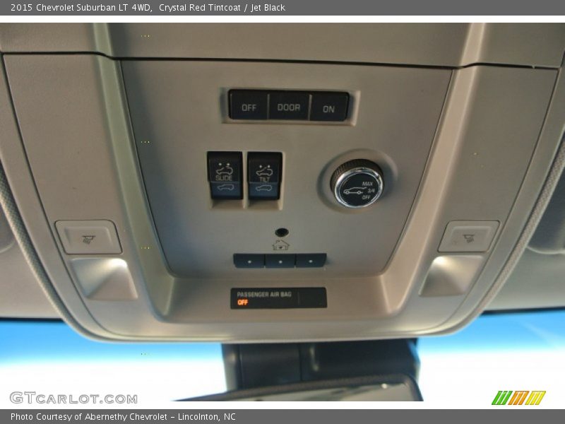 Crystal Red Tintcoat / Jet Black 2015 Chevrolet Suburban LT 4WD