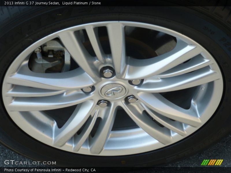 Liquid Platinum / Stone 2013 Infiniti G 37 Journey Sedan