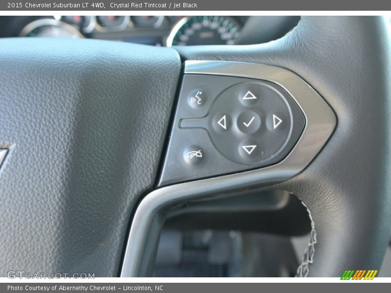 Crystal Red Tintcoat / Jet Black 2015 Chevrolet Suburban LT 4WD