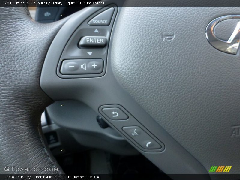 Liquid Platinum / Stone 2013 Infiniti G 37 Journey Sedan