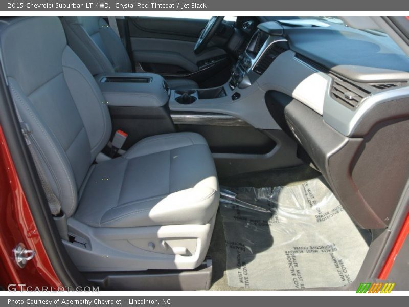 Crystal Red Tintcoat / Jet Black 2015 Chevrolet Suburban LT 4WD