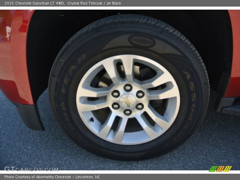 Crystal Red Tintcoat / Jet Black 2015 Chevrolet Suburban LT 4WD