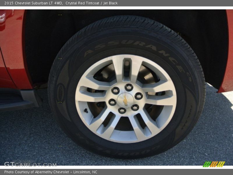 Crystal Red Tintcoat / Jet Black 2015 Chevrolet Suburban LT 4WD