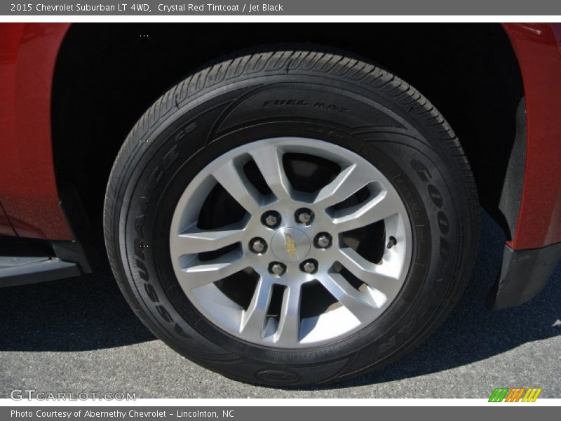 Crystal Red Tintcoat / Jet Black 2015 Chevrolet Suburban LT 4WD