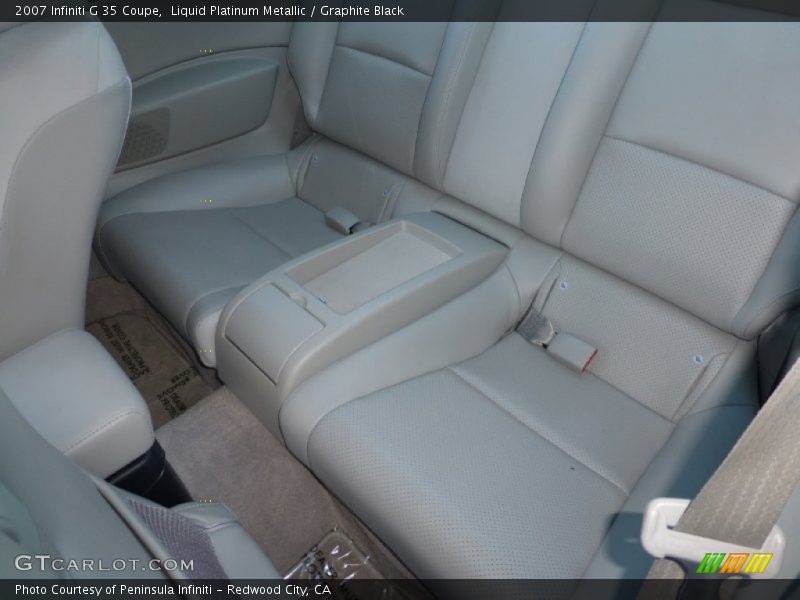 Liquid Platinum Metallic / Graphite Black 2007 Infiniti G 35 Coupe