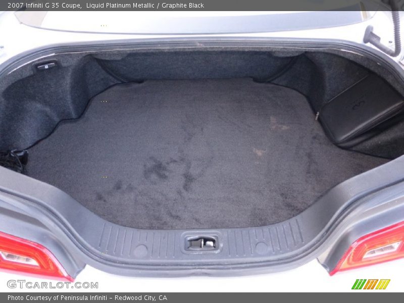 Liquid Platinum Metallic / Graphite Black 2007 Infiniti G 35 Coupe
