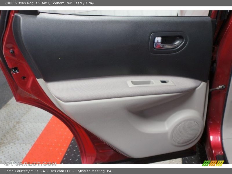 Venom Red Pearl / Gray 2008 Nissan Rogue S AWD