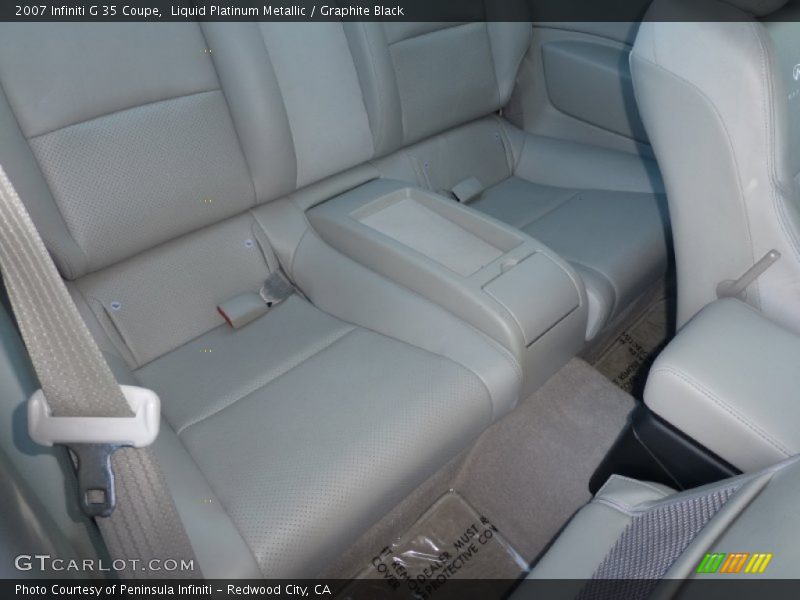 Liquid Platinum Metallic / Graphite Black 2007 Infiniti G 35 Coupe