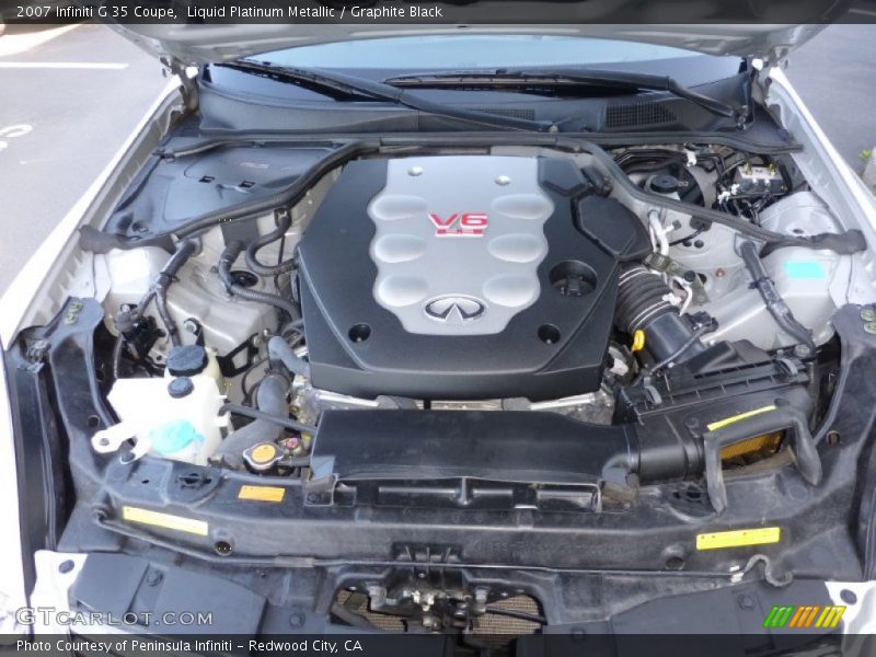 Liquid Platinum Metallic / Graphite Black 2007 Infiniti G 35 Coupe