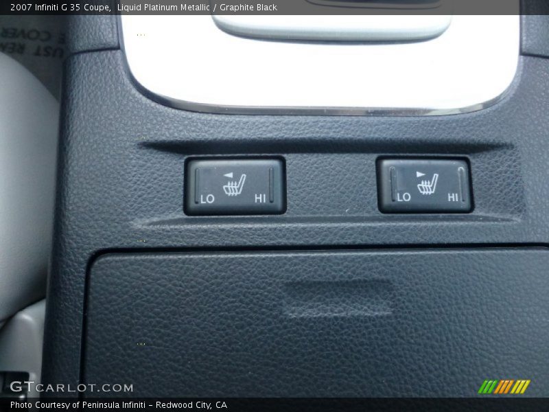 Liquid Platinum Metallic / Graphite Black 2007 Infiniti G 35 Coupe