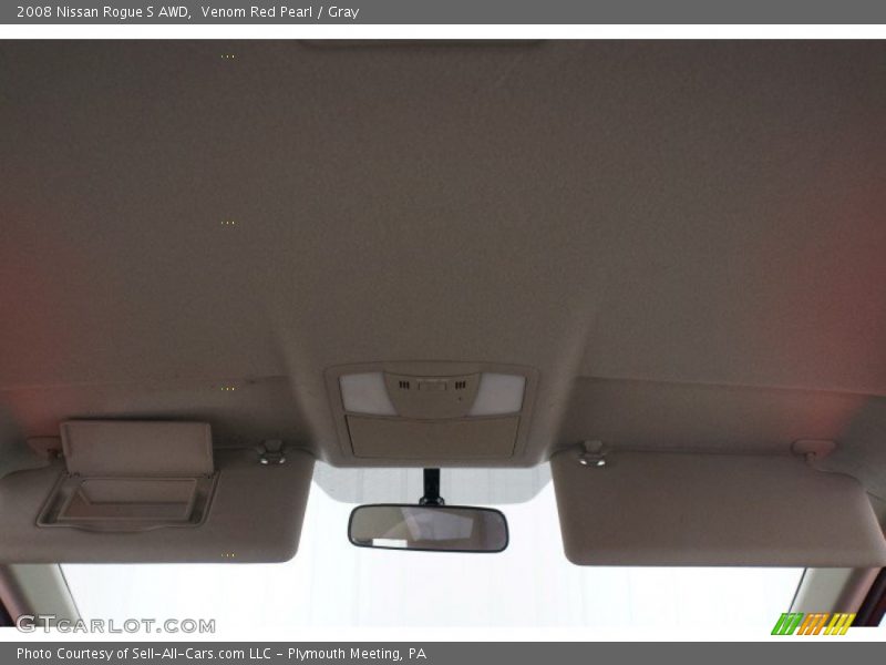 Venom Red Pearl / Gray 2008 Nissan Rogue S AWD