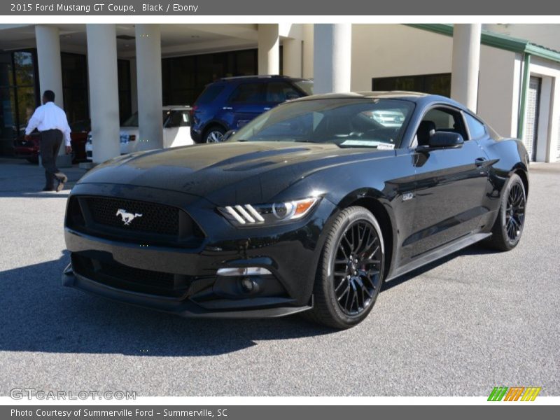 Black / Ebony 2015 Ford Mustang GT Coupe