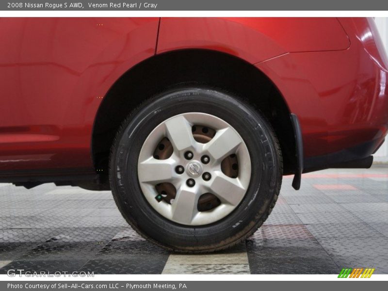 Venom Red Pearl / Gray 2008 Nissan Rogue S AWD