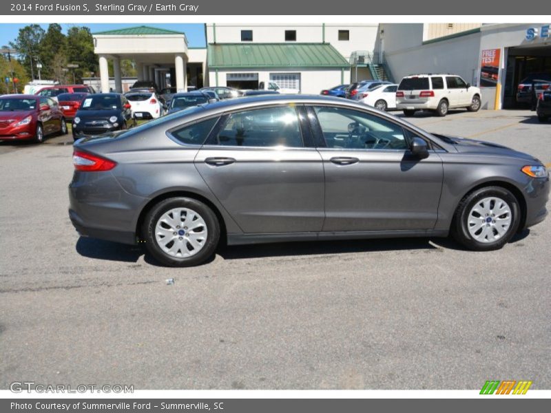 Sterling Gray / Earth Gray 2014 Ford Fusion S