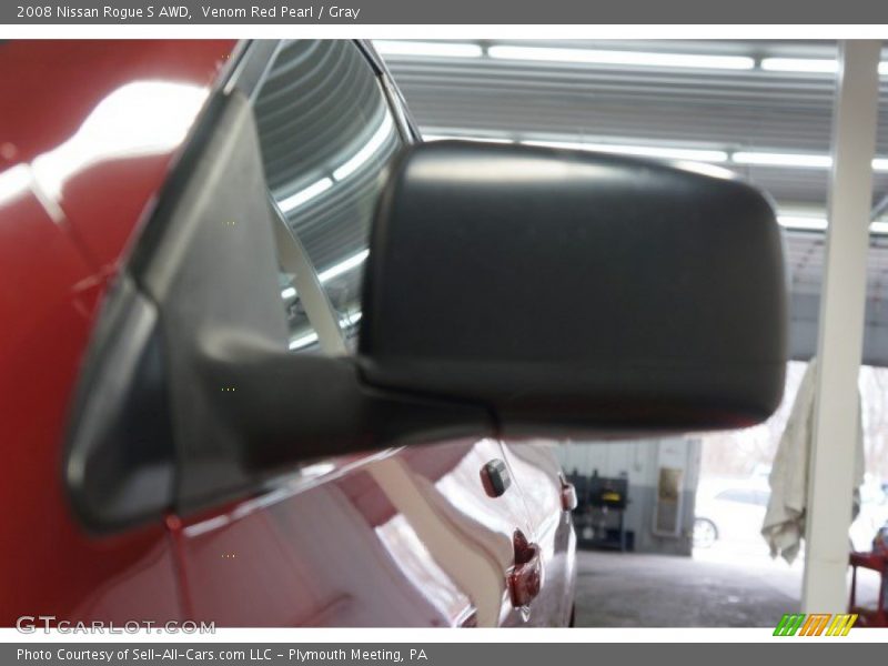 Venom Red Pearl / Gray 2008 Nissan Rogue S AWD
