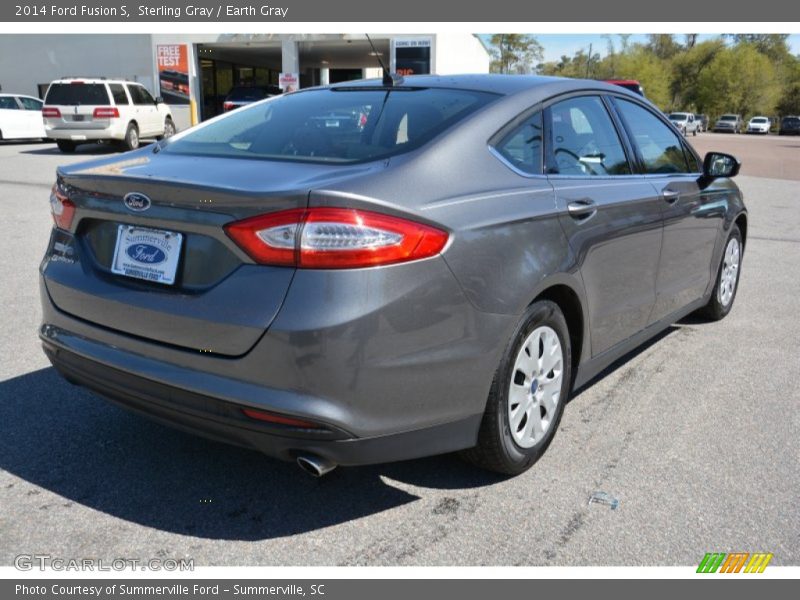 Sterling Gray / Earth Gray 2014 Ford Fusion S