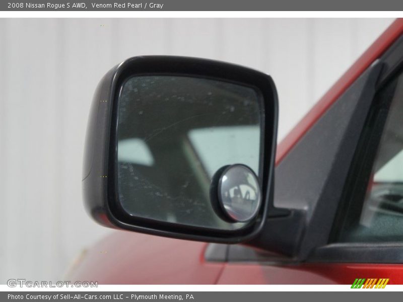 Venom Red Pearl / Gray 2008 Nissan Rogue S AWD