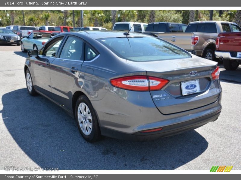 Sterling Gray / Earth Gray 2014 Ford Fusion S