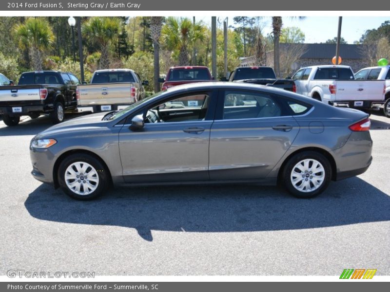 Sterling Gray / Earth Gray 2014 Ford Fusion S