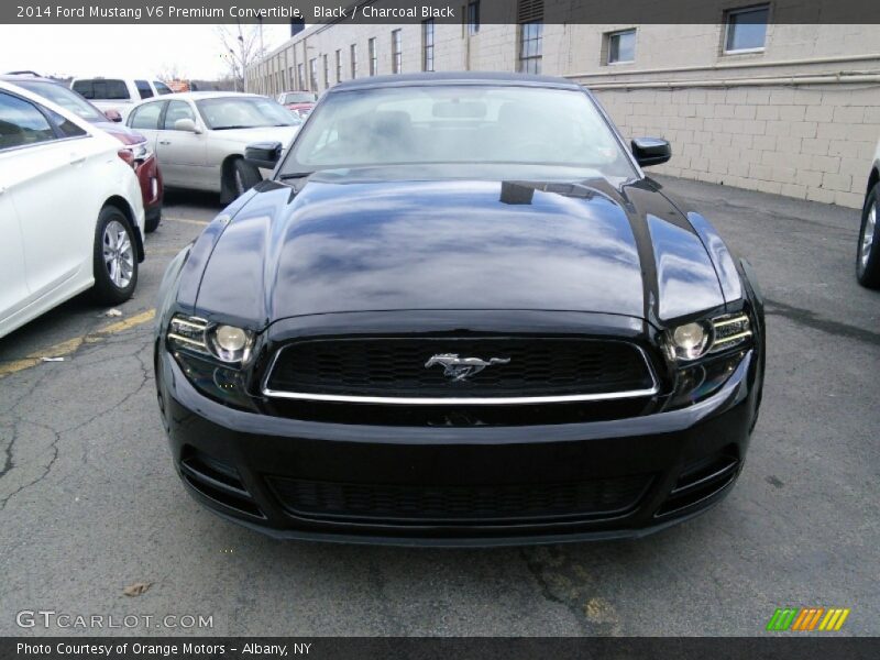 Black / Charcoal Black 2014 Ford Mustang V6 Premium Convertible