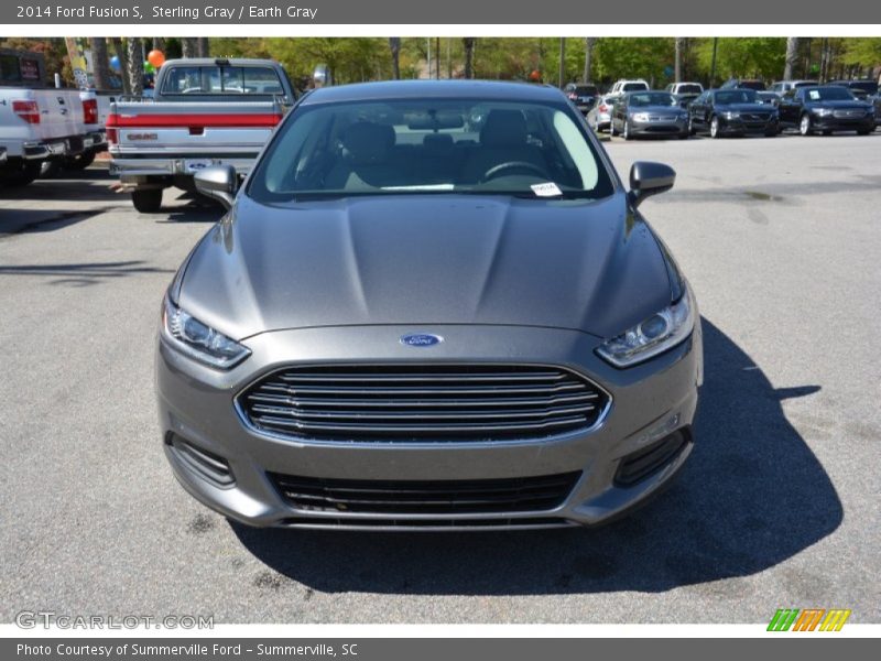 Sterling Gray / Earth Gray 2014 Ford Fusion S