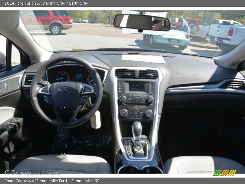 Sterling Gray / Earth Gray 2014 Ford Fusion S