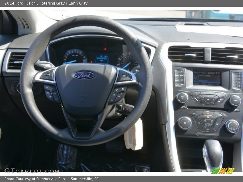 Sterling Gray / Earth Gray 2014 Ford Fusion S