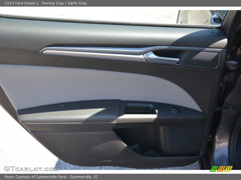 Sterling Gray / Earth Gray 2014 Ford Fusion S