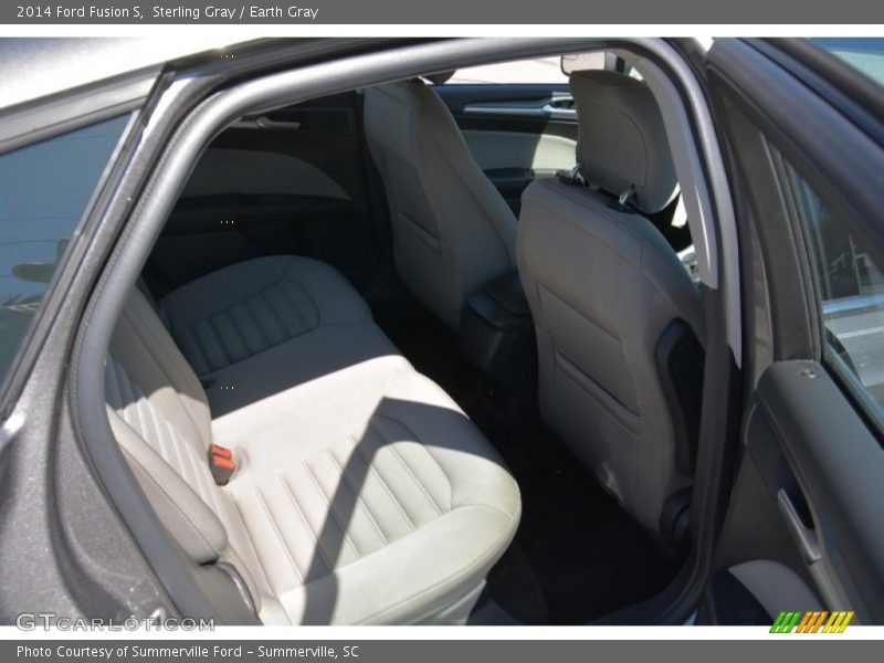 Sterling Gray / Earth Gray 2014 Ford Fusion S