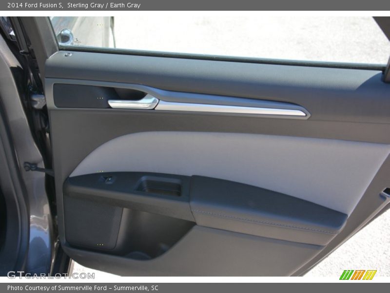 Sterling Gray / Earth Gray 2014 Ford Fusion S