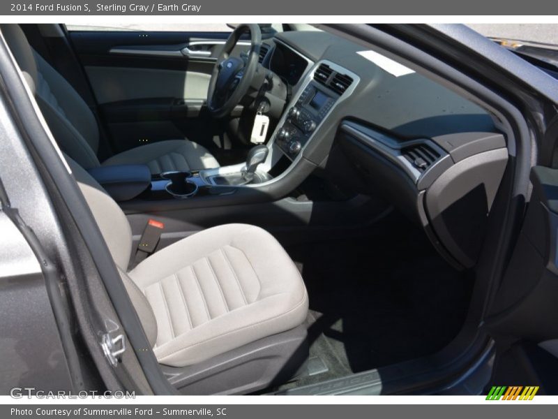 Sterling Gray / Earth Gray 2014 Ford Fusion S