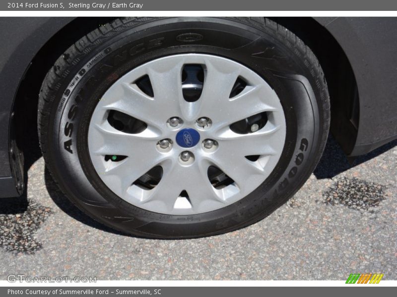 Sterling Gray / Earth Gray 2014 Ford Fusion S