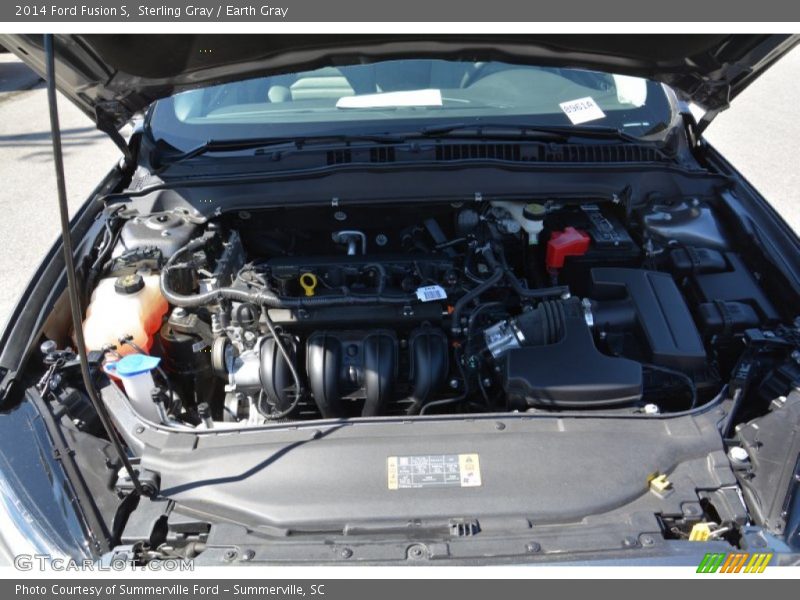 Sterling Gray / Earth Gray 2014 Ford Fusion S