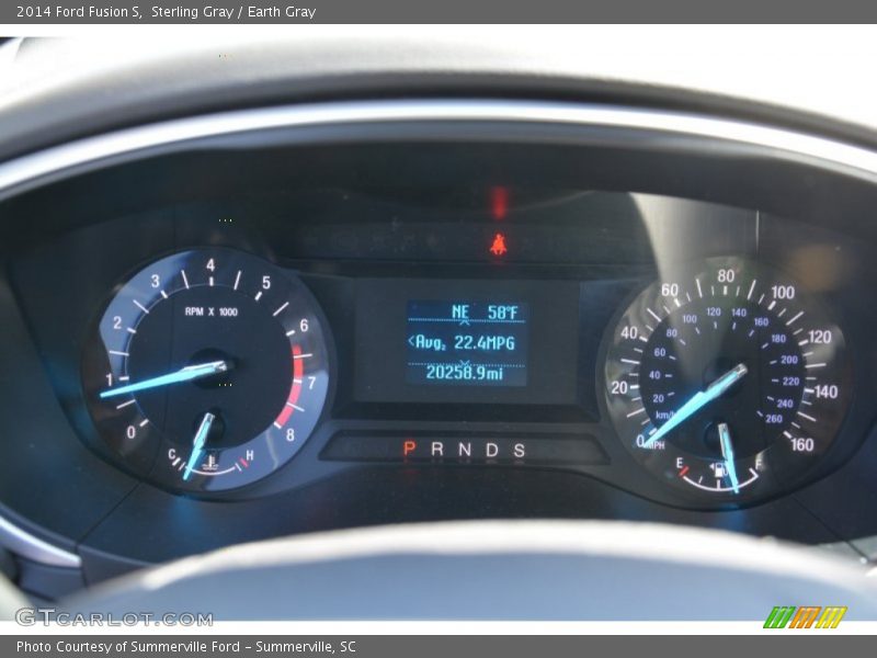 Sterling Gray / Earth Gray 2014 Ford Fusion S