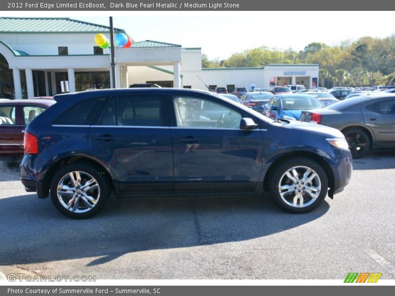 Dark Blue Pearl Metallic / Medium Light Stone 2012 Ford Edge Limited EcoBoost