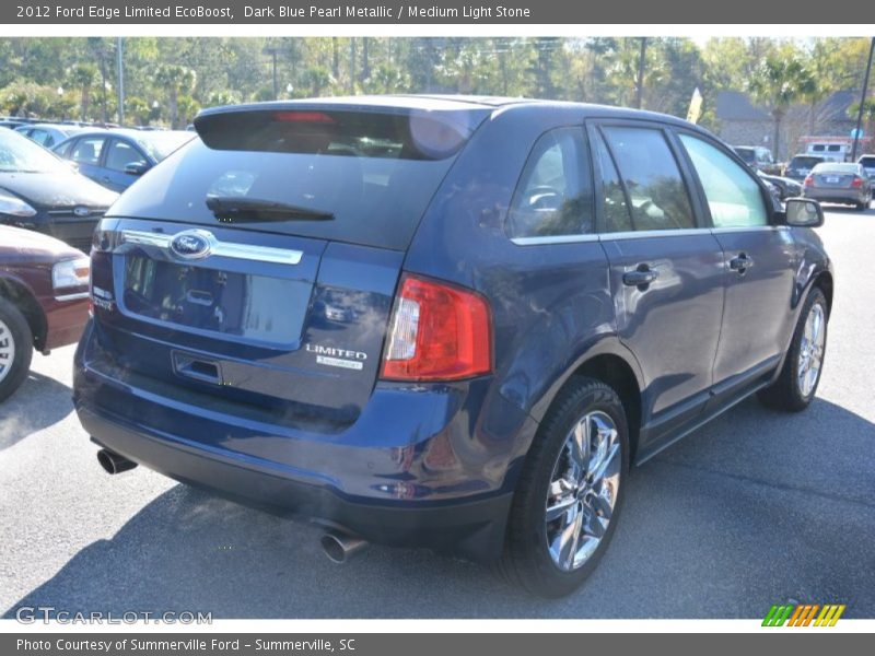 Dark Blue Pearl Metallic / Medium Light Stone 2012 Ford Edge Limited EcoBoost